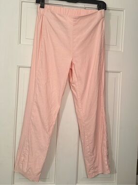J. Jill Light Pink Cropped Pull-On Pants